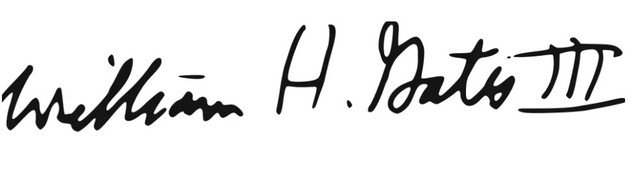 Chữ ký chứa cả bầu trời phong thủy của Bill Gates: Nhìn xong bạn mới biết tại sao mình mãi nghèo! - Ảnh 2.