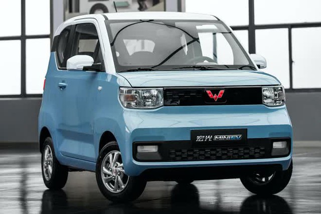 Ô tô điện Wuling HongGuang Mini EV vừa gây sốt ở Việt Nam bị đồng hương đạo nhái trắng trợn - Ảnh 1.