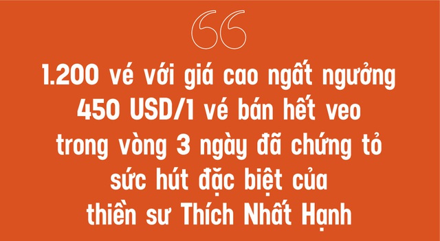 90 ngày theo chân sư ông Thích Nhất Hạnh trên đất Mỹ: Sức hút lớn lao của một người Việt - Ảnh 2.
