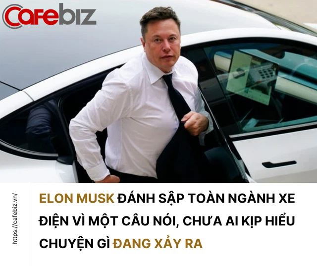 Elon Musk đánh sập toàn ngành xe điện vì 1 bình luận, nhà đầu tư hoảng loạn bán tháo cổ phiếu, chưa ai kịp hiểu chuyện gì đang xảy ra - Ảnh 1.