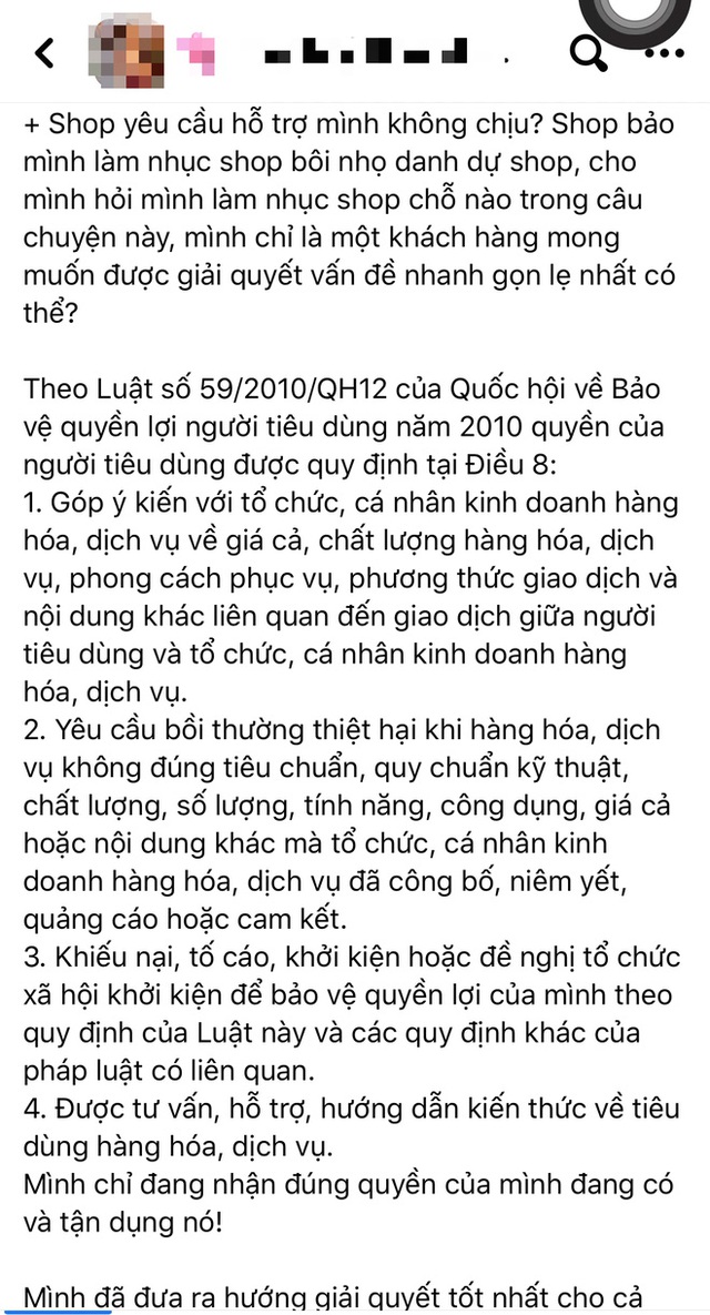 Cô gái tung phốt local brand Sài Gòn dài 550 chữ kèm 30 ảnh bằng chứng, phía kia đáp trả: Mọi vấn đề liên quan sẽ có Luật sư đại diện làm rõ - Ảnh 2.