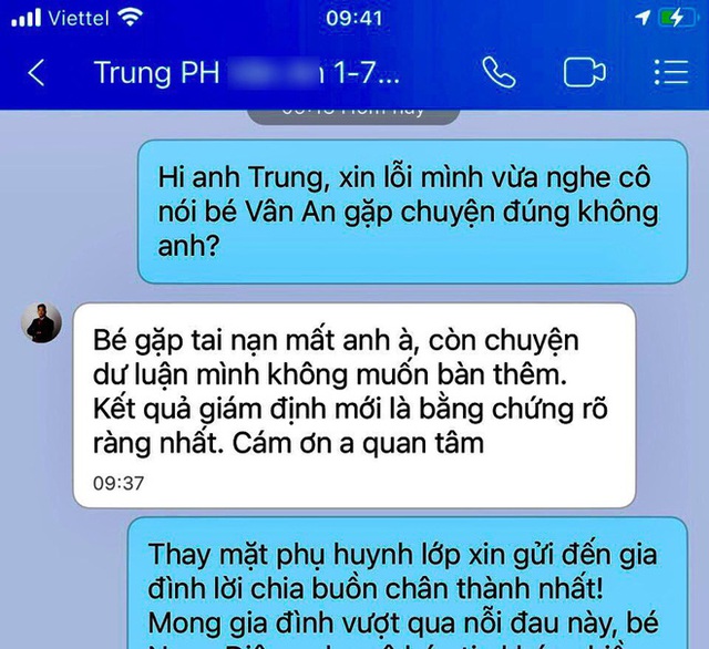  Bác bé 8 tuổi bức xúc trước tin nhắn của Trung Thái: Máu lạnh! Thản nhiên trước cái chết - Ảnh 1.