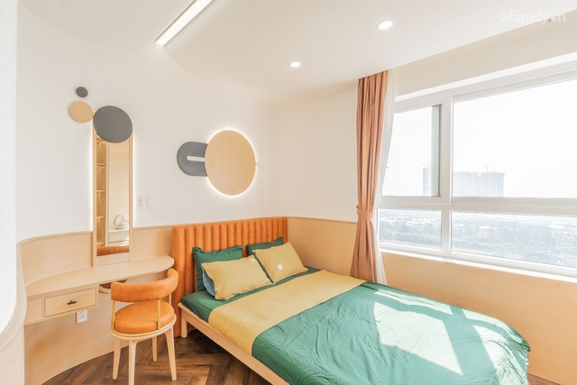 Căn hộ 92m² hiện đại ở Hà Nội với thiết kế tường bo tròn đặc biệt thu hút, gia chủ tiết lộ chi phí hết 1,5 tỷ - Ảnh 13.