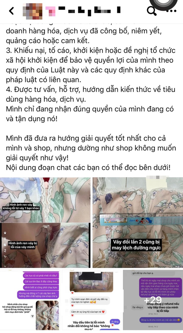  Cô gái tung phốt local brand Sài Gòn dài 550 chữ kèm 30 ảnh bằng chứng, phía kia đáp trả: Mọi vấn đề liên quan sẽ có Luật sư đại diện làm rõ - Ảnh 3.