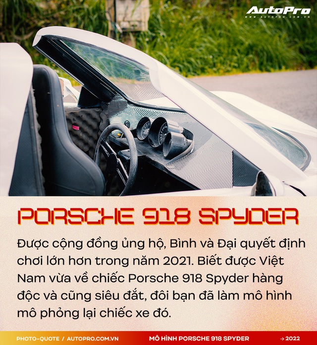 Đôi bạn 9X Tây Nguyên làm mô hình Porsche 918 Spyder được Supercar Blondie hâm mộ: ‘Sẽ chơi lớn để bạn bè quốc tế phải trầm trồ’ - Ảnh 3.