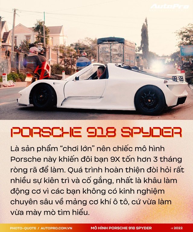 Đôi bạn 9X Tây Nguyên làm mô hình Porsche 918 Spyder được Supercar Blondie hâm mộ: ‘Sẽ chơi lớn để bạn bè quốc tế phải trầm trồ’ - Ảnh 5.