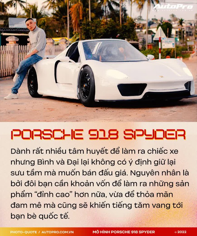 Đôi bạn 9X Tây Nguyên làm mô hình Porsche 918 Spyder được Supercar Blondie hâm mộ: ‘Sẽ chơi lớn để bạn bè quốc tế phải trầm trồ’ - Ảnh 7.