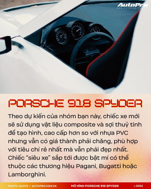 Đôi bạn 9X Tây Nguyên làm mô hình Porsche 918 Spyder được Supercar Blondie hâm mộ: ‘Sẽ chơi lớn để bạn bè quốc tế phải trầm trồ’ - Ảnh 8.