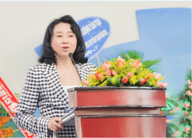 Bà Đặng Thị Hoàng Yến - chủ tịch hội đồng quản trị Công ty cổ phần đầu tư và công nghiệp Tân Tạo - Ảnh: ITA
