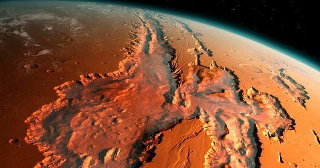 Sao Hỏa có thể vẫn đang giấu sự sống dưới lòng đất - Ảnh: ESA