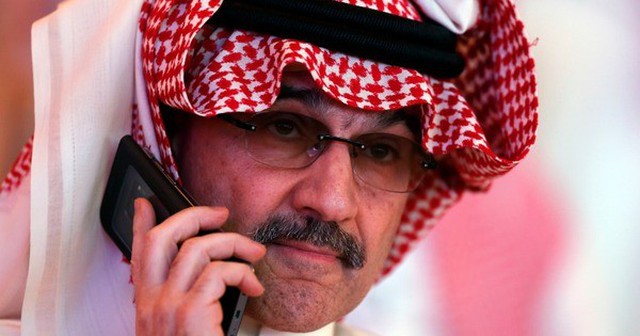 Hoàng tử Alwaleed bin Talal. Ảnh: AP