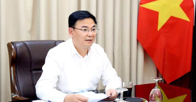 Thứ trưởng Bộ Ngoại giao Phạm Quang Hiệu, Trưởng Ban chỉ đạo, chủ trì cuộc họp. Ảnh: Bộ Ngoại giao