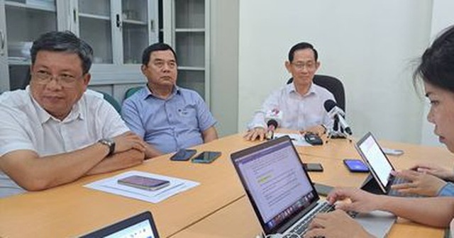 Họp báo về những lùm xùm liên quan kết quả cuộc thi "Gạo ngon nhất Việt Nam" năm 2022 - Ảnh: N.A.