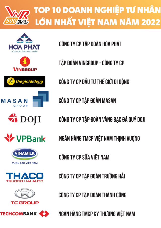 Vì sao Hòa Phát lại thế chỗ Vingroup, đứng đầu Top 10 doanh nghiệp tư nhân lớn nhất Việt Nam 2022? - Ảnh 2.
