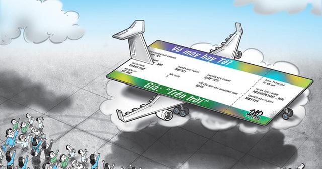 Giá vé máy bay Tết cao đang là âu lo của nhiều người