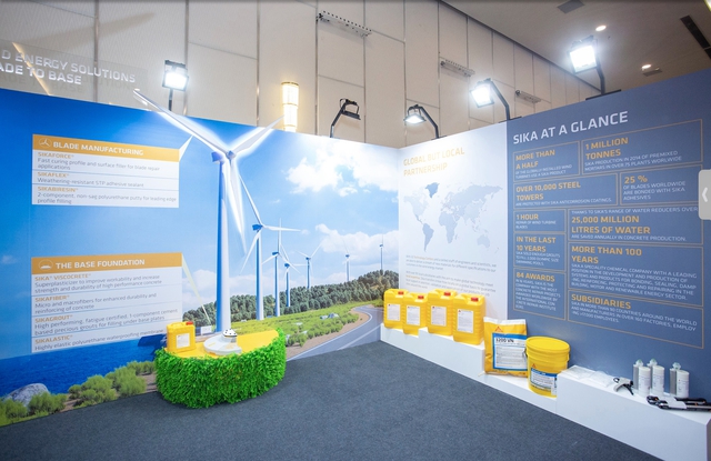 SIKA® Việt Nam giới thiệu chuỗi giải pháp xanh, bền vững và hiệu quả cho điện gió  - Ảnh 1.