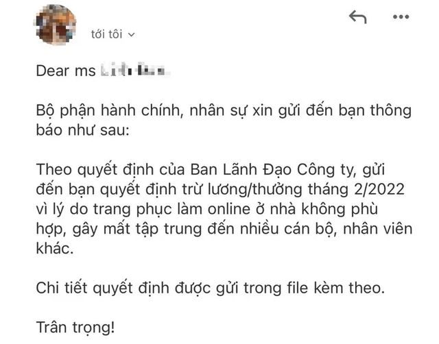 Nhân viên đi làm muộn, mặc trang phục không phù hợp,... bị Công ty phạt tiền, giảm lương thưởng có đúng Luật? - Ảnh 2.