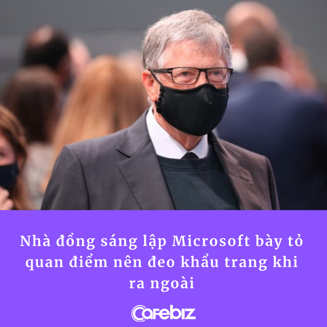 Khẩu trang và cái quần giống nhau ở điểm nào? Câu trả lời của Bill Gates sẽ khiến bạn bất ngờ - Ảnh 1.