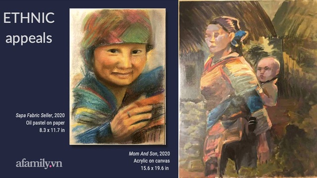 Nữ sinh Hà Nội vẽ đẹp như họa sĩ, được hàng chục trường top đầu ở Mỹ trao học bổng: Ngó tác phẩm của em mà trầm trồ - Ảnh 6.
