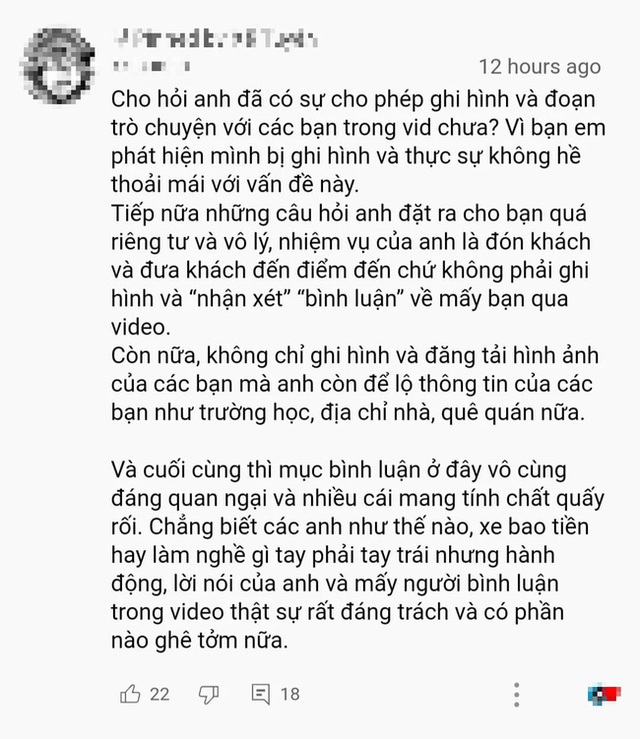 Phẫn nộ: Tài xế công nghệ bị tố quay lén nữ khách hàng rồi đăng lên mạng một cách khiếm nhã, cách giải quyết càng gây tranh cãi - Ảnh 2.