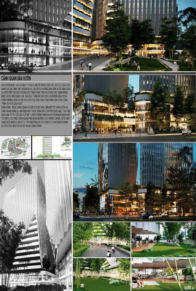 Cận cảnh thiết kế Tòa nhà Viettel Đà Nẵng: Nằm trong khuôn viên rộng hơn 1 hecta, gồm 2 tháp Trung tâm phần mềm - văn phòng và tháp Thương mại - dịch vụ công nghệ cao - Ảnh 6.