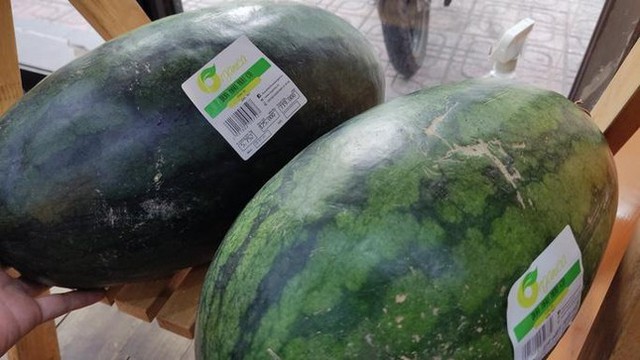 The housewife was surprised with a watermelon for over 700,000 VND - Photo 2.