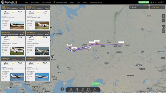 Một loạt máy bay làm nhiệm vụ đặc biệt của Nga cất cánh bất thường: Chuyện gì đang xảy ra? - Ảnh 1.