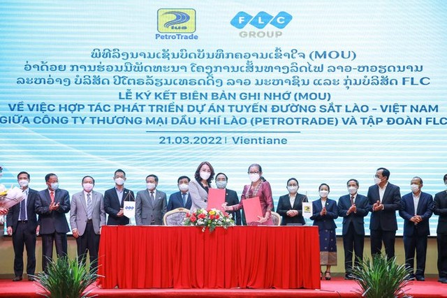 FLC của ông Trịnh Văn Quyết sẽ làm tuyến đường sắt Viêng Chăn - Vũng Áng dài 400km tổng đầu tư 5 tỷ USD - Ảnh 1.