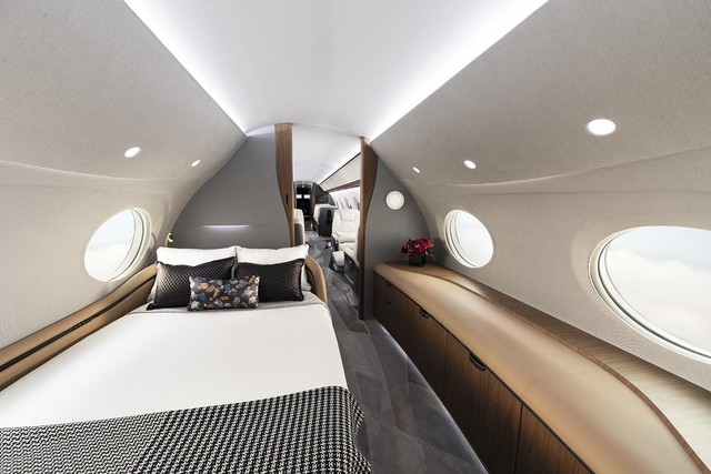 Choáng ngợp với chuyên cơ Gulfstream cho giới siêu giàu của Sun Group: Khách sạn 5 sao trên không, wifi chấp hết đại dương hay núi băng, bay vượt vùng nhiễu động, 100% khí tươi làm mới liên tục - Ảnh 7.