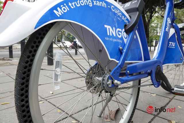 Cận cảnh chiếc xe đạp công cộng sắp được cho thuê giá 5000 đồng/30 phút ở Hà Nội - Ảnh 11.