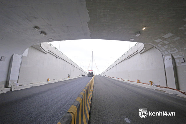  Ảnh, clip: Cận cảnh nút giao thông hơn 723 tỷ sắp được hoàn thành tại Đà Nẵng, gây ấn tượng với đường hầm lộ thiên cực độc đáo - Ảnh 9.