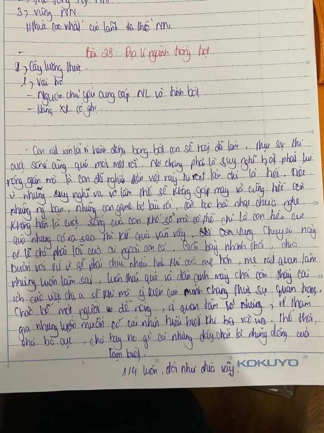 Haunted suicide note of a male student who fell from a high floor to death: Life is really too tiring - Photo 1.