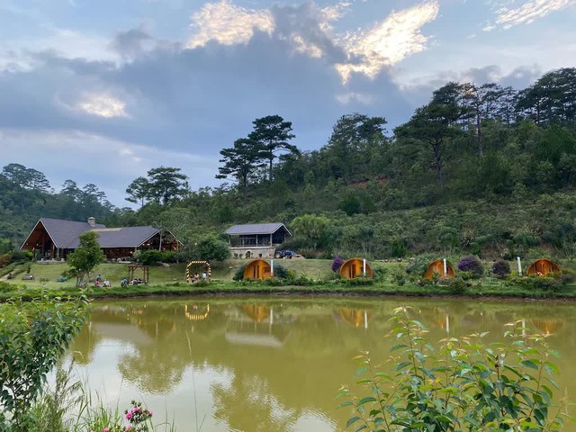 What does the resort in the middle of the pine forest in Dalat have that the daughter-in-law of tycoon Jonathan Hanh Nguyen often comes to?  - Photo 8.