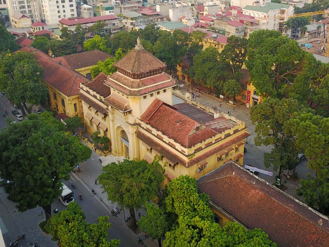 Where are the preserved architectural works built before 1954 of Hanoi?  - Photo 19.