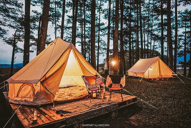 Giải mã độ hot của Glamping: Hình thức cắm trại cao cấp dành cho giới nhà giàu, tiện nghi xa hoa không khác gì resort 5 sao  - Ảnh 1.