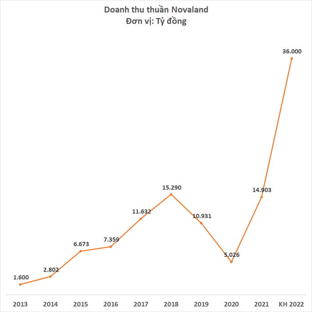 Sở hữu quỹ đất 10.600ha, Novaland đặt mục tiêu lãi 6.500 tỷ đồng năm 2022 - Ảnh 1.