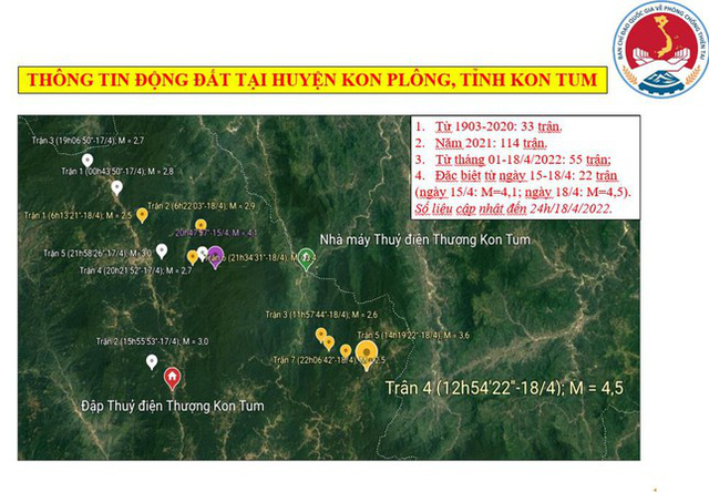 Gần 170 trận động đất trong vòng một năm ở Kon Tum, kiến nghị khẩn cấp - Ảnh 2.