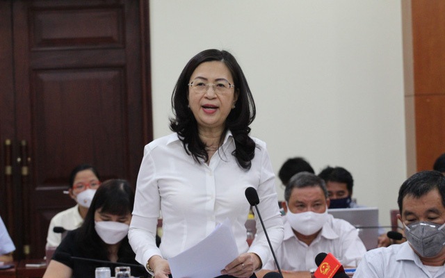 Bà Nguyễn Thị Bích Hạnh, Phó Cục trưởng Cục Thuế TPHCM thông tin tại họp báo - Ảnh: VGP/Anh Thơ