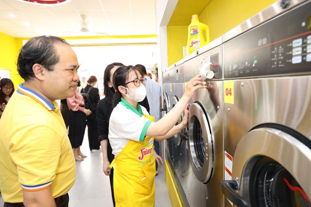 Masan launches Joins Pro professional laundry chain: Store capacity up to 3 tons/day, future integration with WinMart+, Phuc Long... - Photo 3.