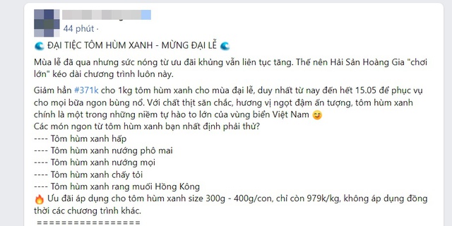 Tầm này bà nội trợ xách làn online mua tôm hùm là chuẩn nhất, chỉ từ 371k là mua được 1 kg - Ảnh 6.