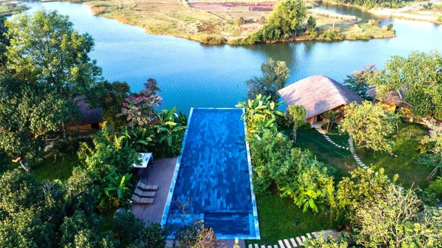 Trở về thiên nhiên cùng resort ngay gần Hà Nội: Giải vàng kiến trúc châu Á, phong cách Làng trong Làng, không gian 4 mùa xanh mát - Ảnh 10.