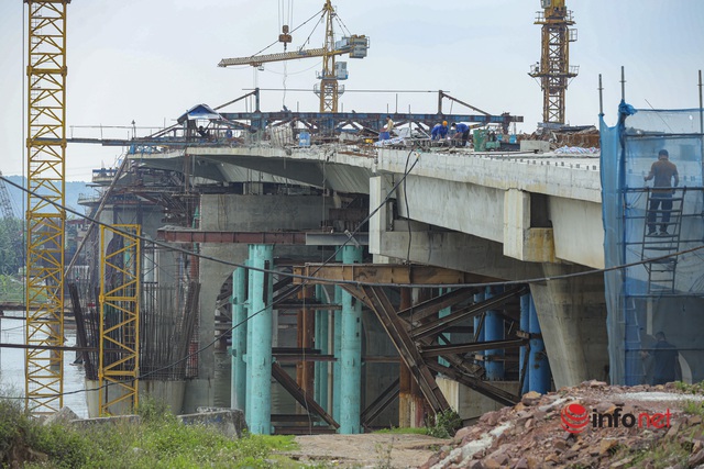 Cận cảnh cây cầu hơn 1.900 tỷ đồng ở Bắc Ninh, thông xe cuối năm nay - Ảnh 8.