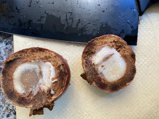   Buy damaged mangosteen, growers tell to look at one spot on the peel, make sure that any fruit is delicious - Photo 4.