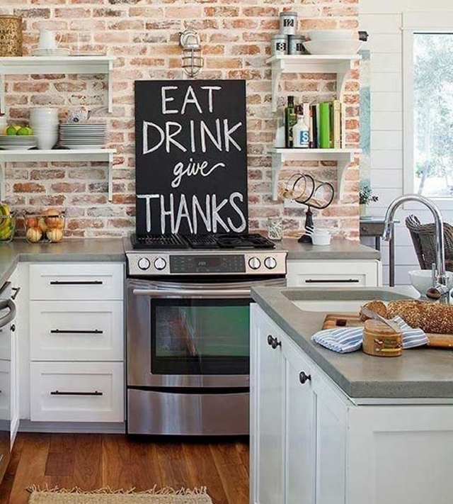 Unique and beautiful kitchen wall decoration - Photo 2.