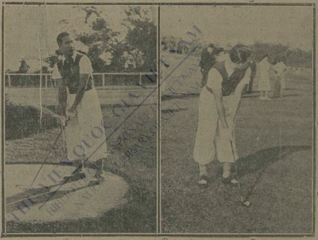 When did Hanoi's first golf course exist?  - Photo 1.