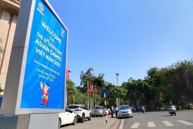 Hà Nội trang hoàng đường phố chào đón SEA Games 31 - Ảnh 5.