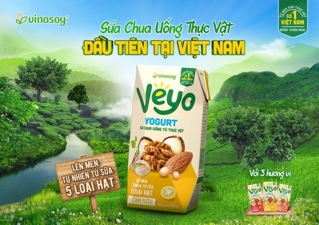 Vinasoy ra mắt sữa chua uống 100% thực vật đầu tiên tại Việt Nam - Ảnh 1.