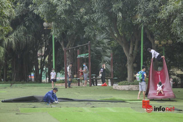 Xuống cấp nghiêm trọng, Công viên nổi tiếng ở Hà Nội thành nơi người dân vô tư bắt cá - Ảnh 18.