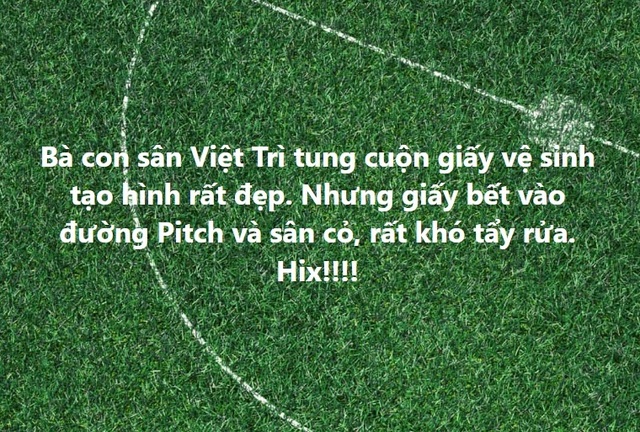 Màn mưa giấy vệ sinh tranh cãi trên sân Việt Trì: Hội trưởng CĐV Phú Thọ lên tiếng - Ảnh 2.