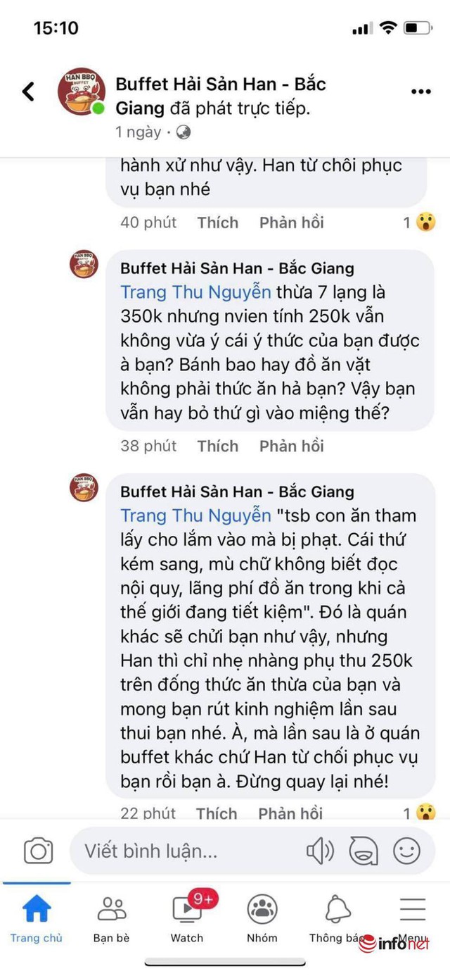 Bac Giang seafood buffet restaurant weighs guests' leftovers to fine, curses shocking customers: What did the two sides say?  - Photo 1.